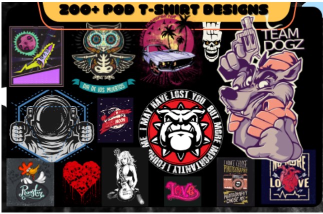 200+ POD premium T-shirt Designs Feature Image